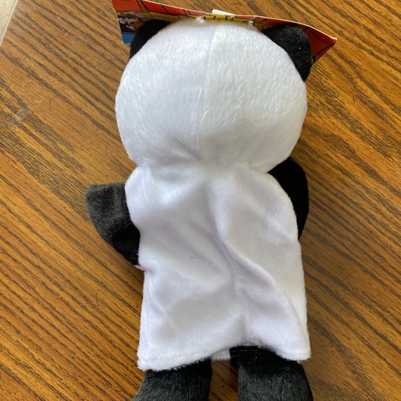 3 NWT Plush Animal Hand Puppets Dog Panda Bear Elephant - Picture 4 of 10